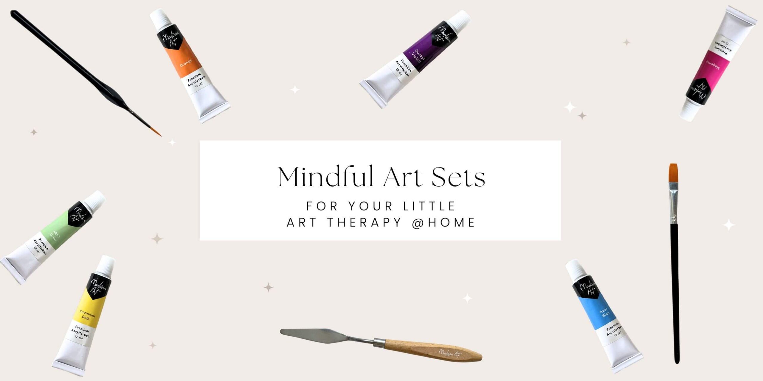 Achtsam Malen - Mindful Art Sets for your little Art Therapy at Home